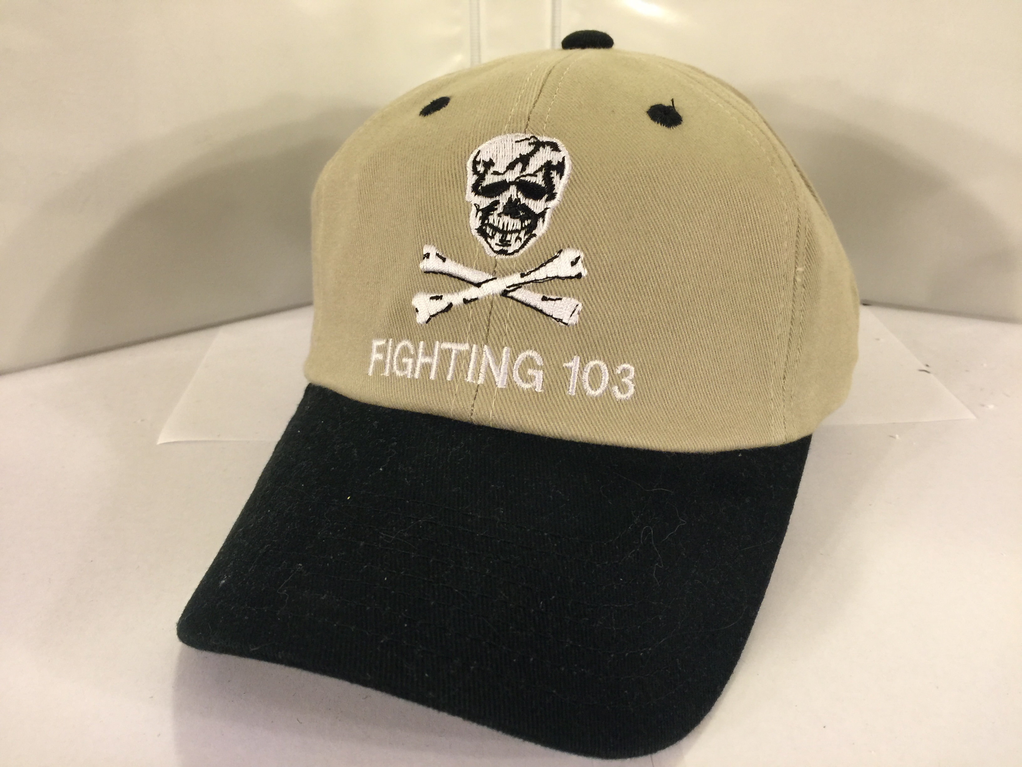 VF-103 'Skull & Bones' Ballcap (Khaki/Black Bill)