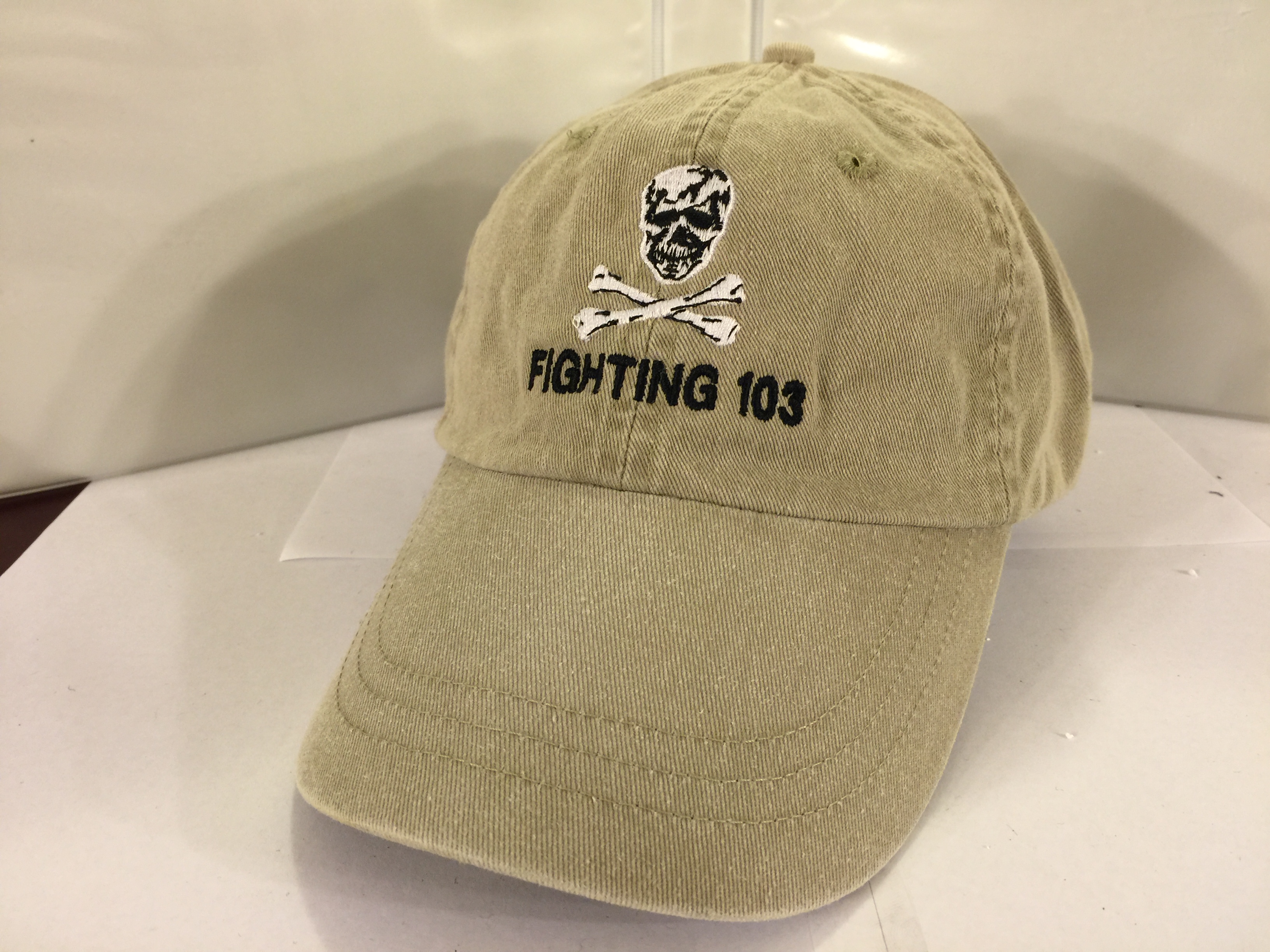 VF-103 'Skull & Bones' Ballcap (Khaki/Dir. Emb.)