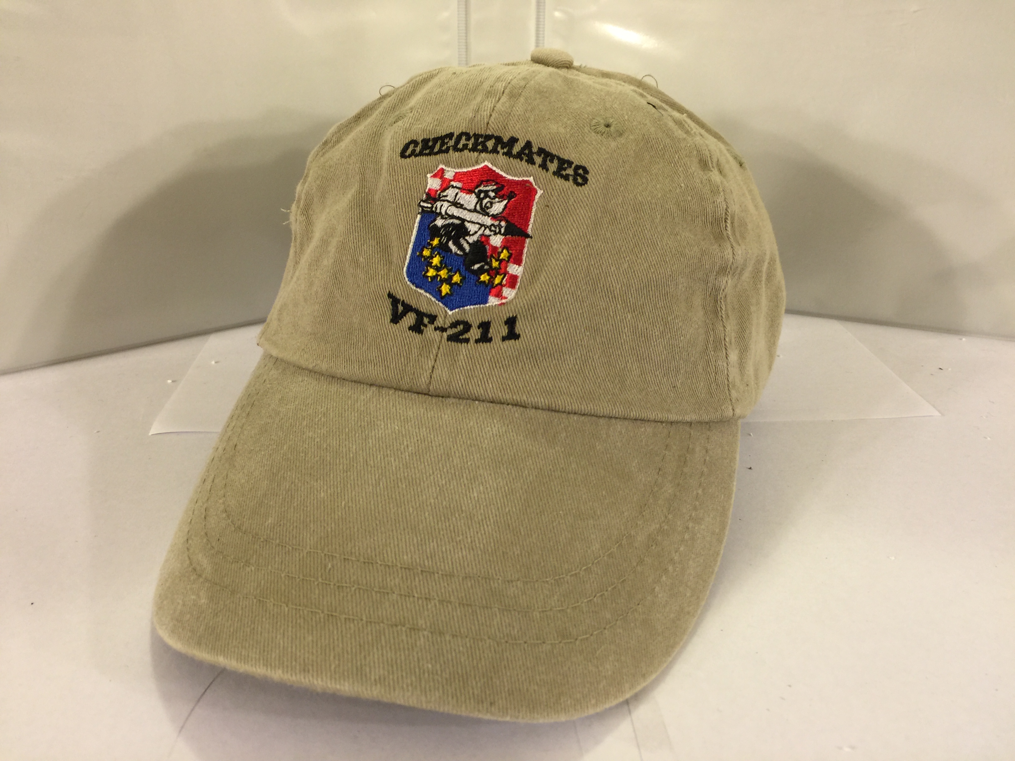 VF-211 'Brutus' Ballcap (Khaki/Dir. Emb.)