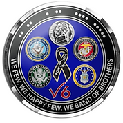 (RRVFPA) Coin: 'CHECK 6' (Gray RRVFPA Letters/Back)