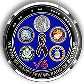 (RRVA) Coin: Blue Check 6 / LIFE MEMBER (Back)