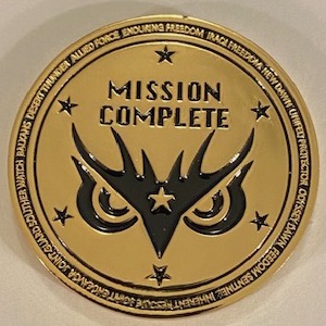 JSTARS *DECOMMISSION* Coin (Back)