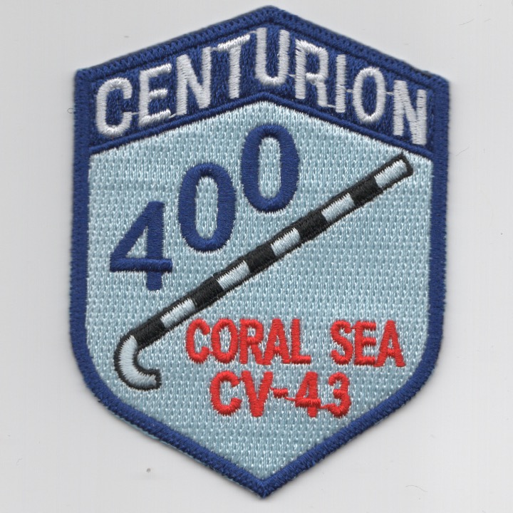 CV-43 '400 Traps' Shield Patch