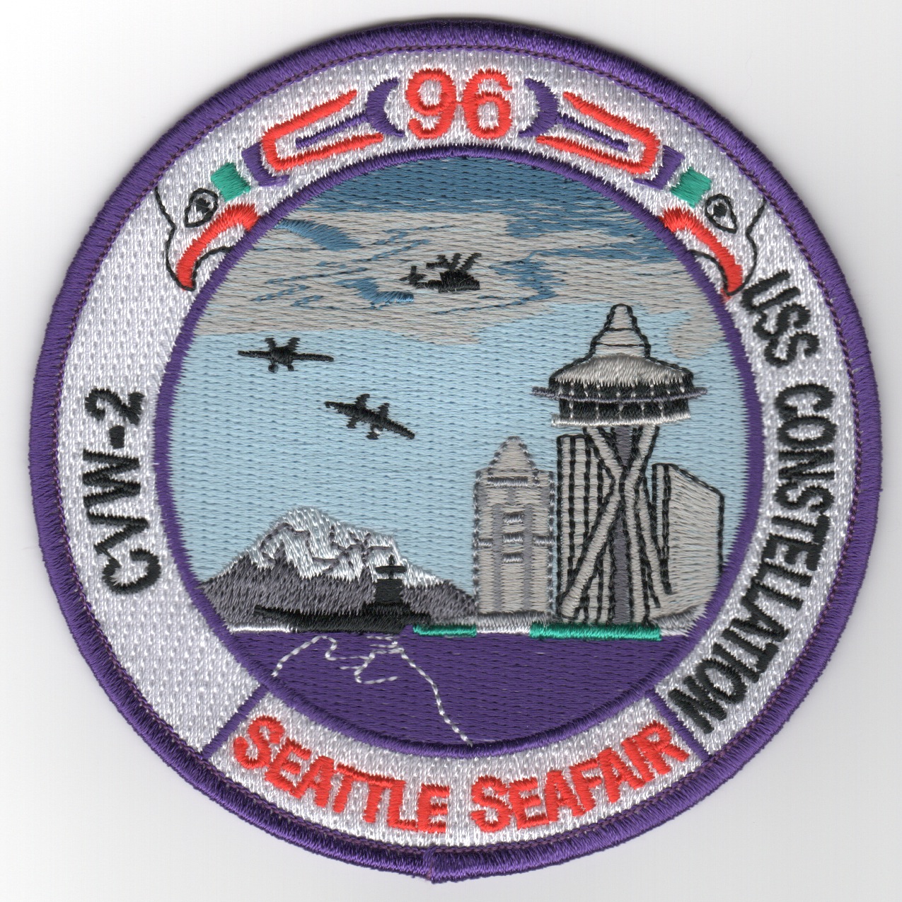 CV-64/CVW-2 1996 'Seattle Seafair' Patch