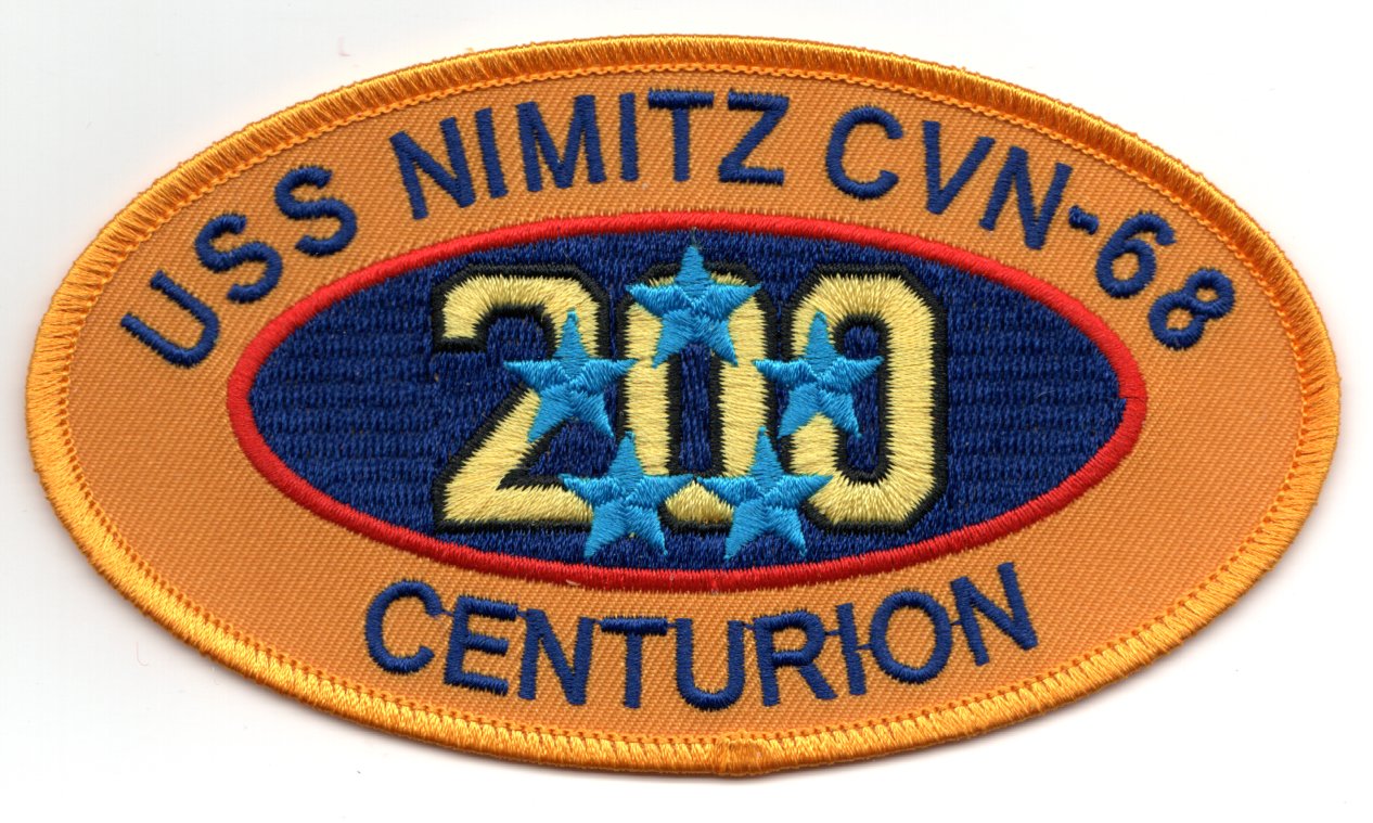 CVN-68 '200 CENTURION' Patch (Oval)