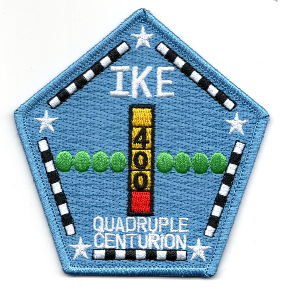 CVN-69 '400 Traps' CENTURION Patch