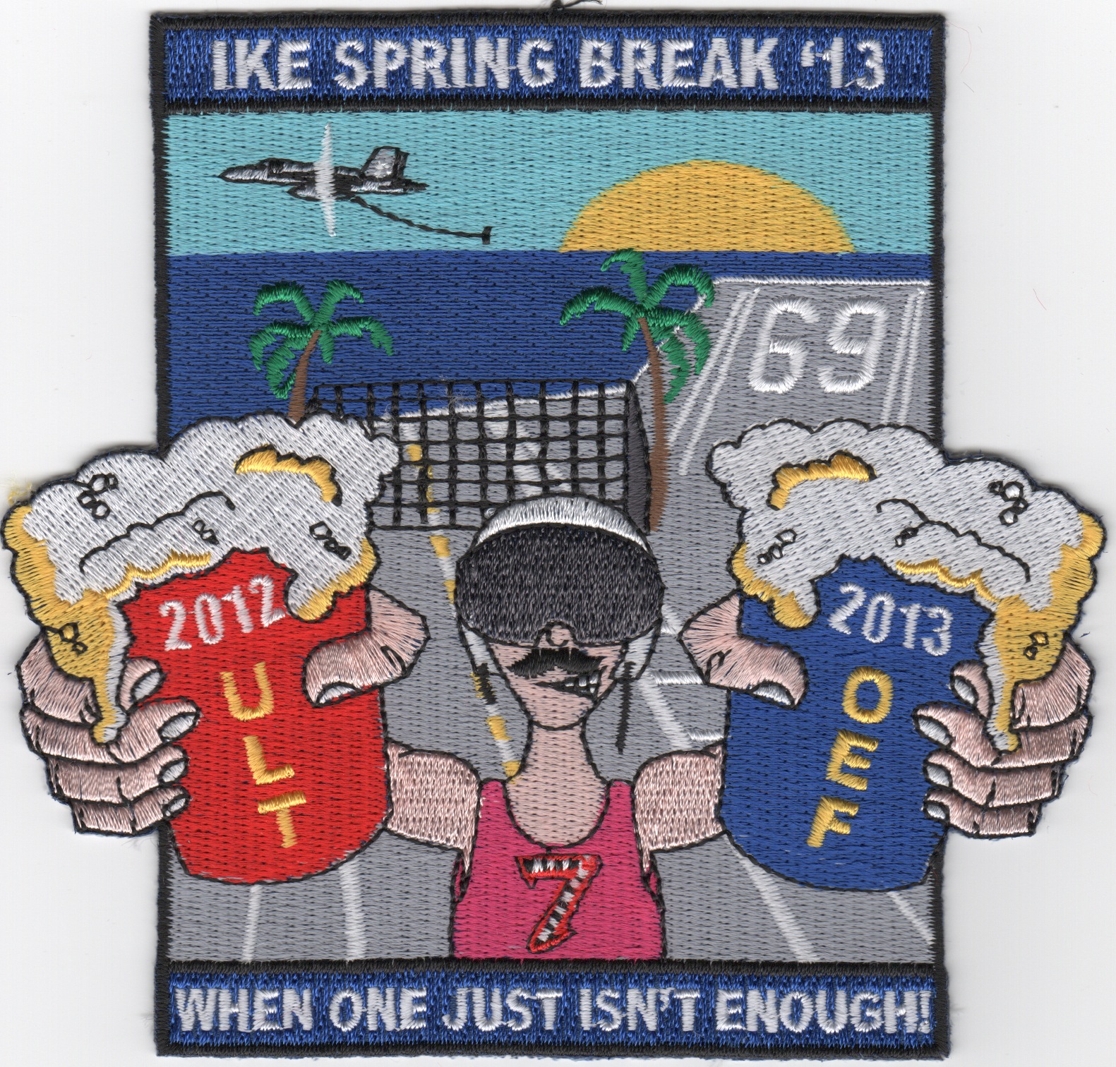 CVN-69/CVW-7 2013 'Spring Break' Cruise Patch
