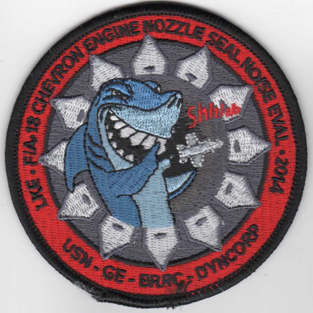 CVN-69/F-18 2014 Engine/Nozzle Eval Patch