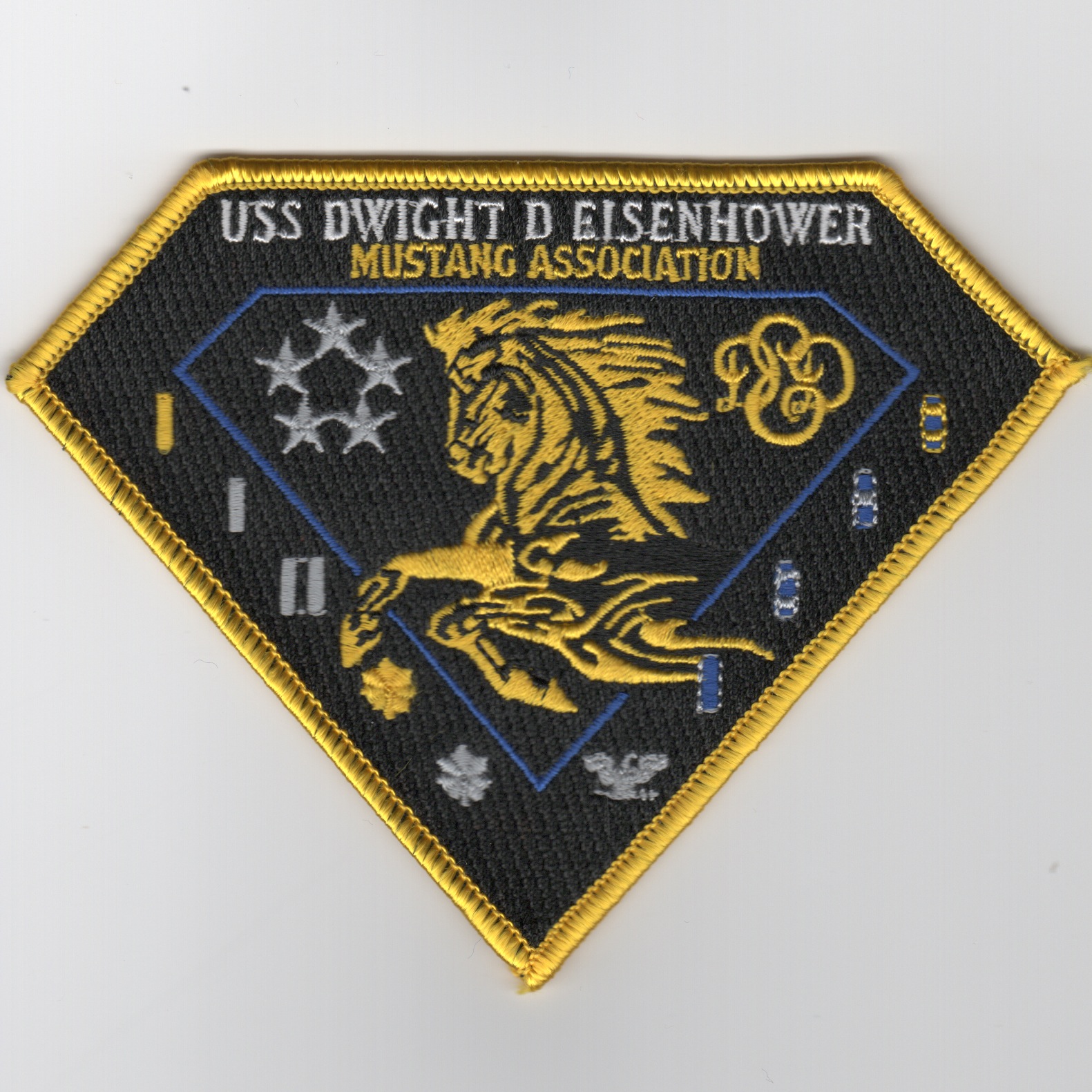 USS Eisenhower (CVN-69) 'Mustang Assoc' Patch