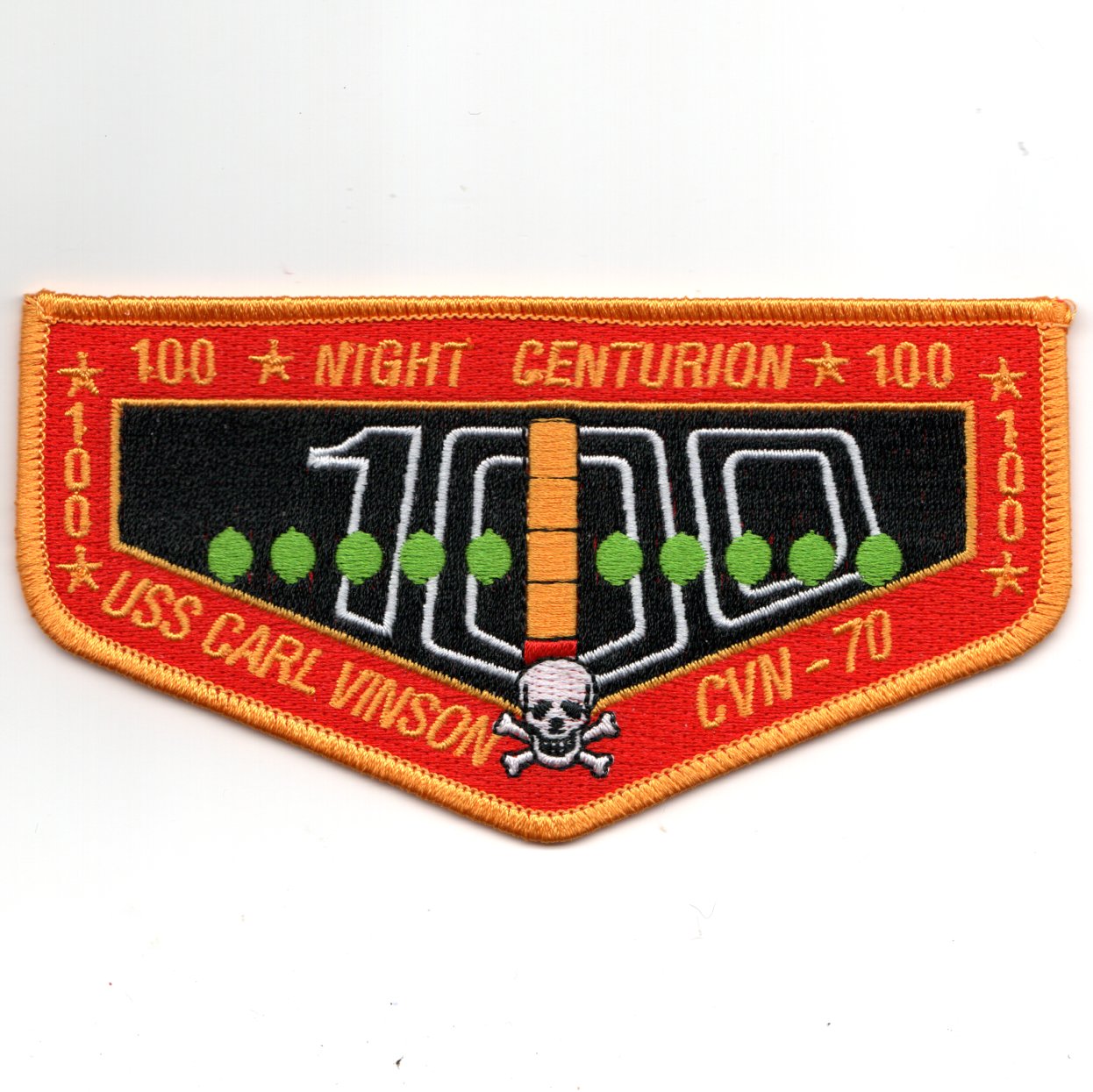 USS Vinson (CVN-70) '100 Nights' Flap