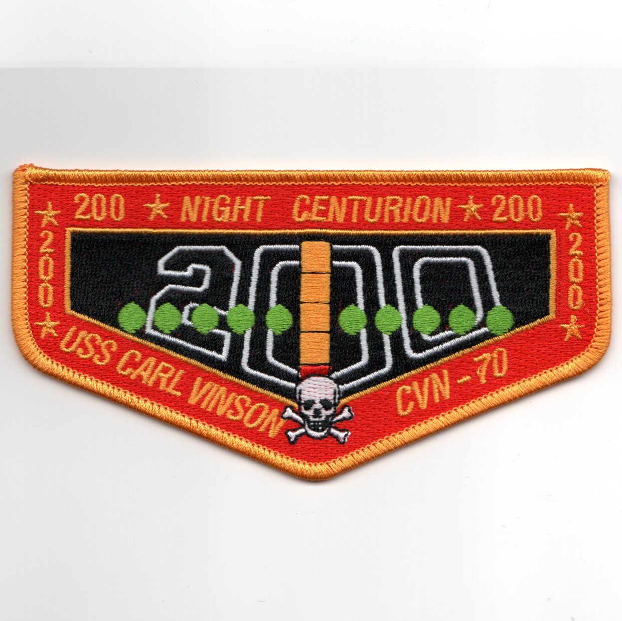 USS Vinson (CVN-70) '200 Nights' Flap