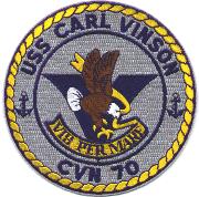 USS Carl Vinson (CVN-70) Ship Patch