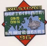 CVN-70 1996 'Diamond' Cruise Patch