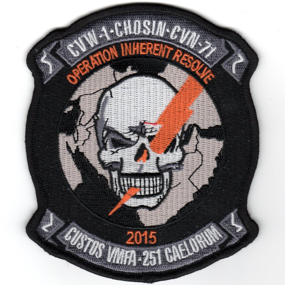 CVN-71/CVW-1 'Chosin' (w/Skull) Cruise Patch