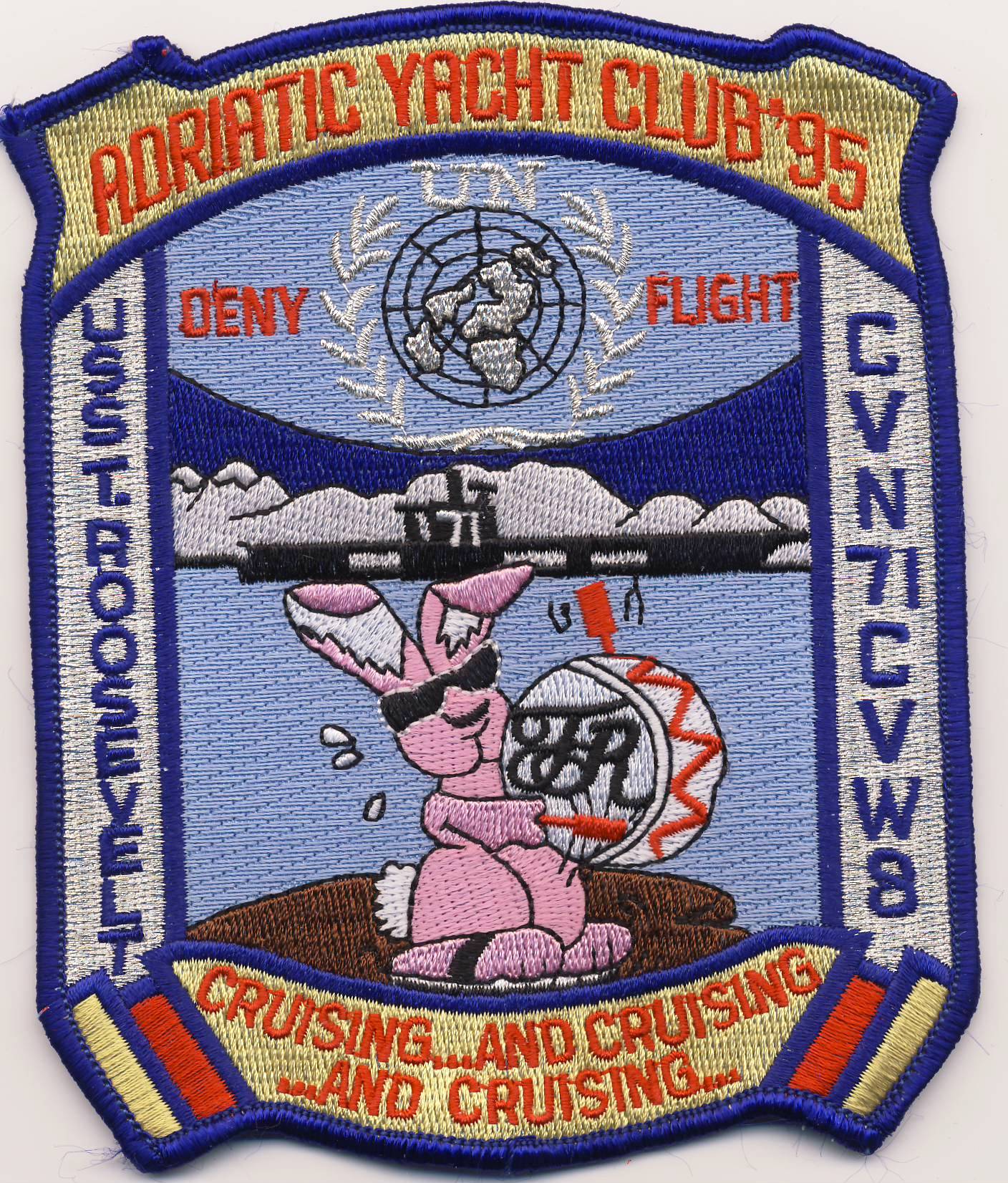 CVN-71/CVW-8 '95 'Yacht' Cruise Patch