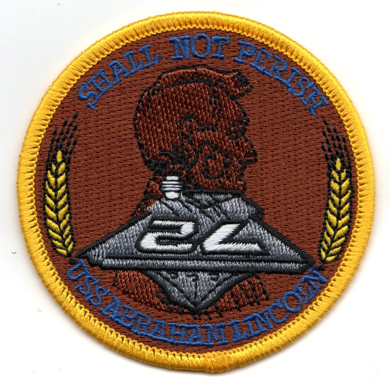 USS Lincoln (CVN-72) Ship Patch (Medium/4-inch)