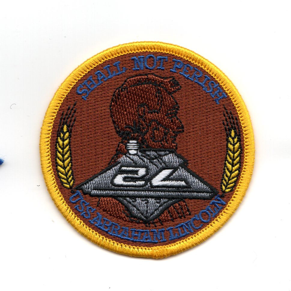 USS Lincoln (CVN-72) Ship Patch (Small/3-inch)