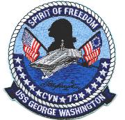 USS George Washington (CVN-73) Ship Patch