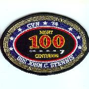 USS John C. Stennis (CVN-74) 100-Nights Trap Patch