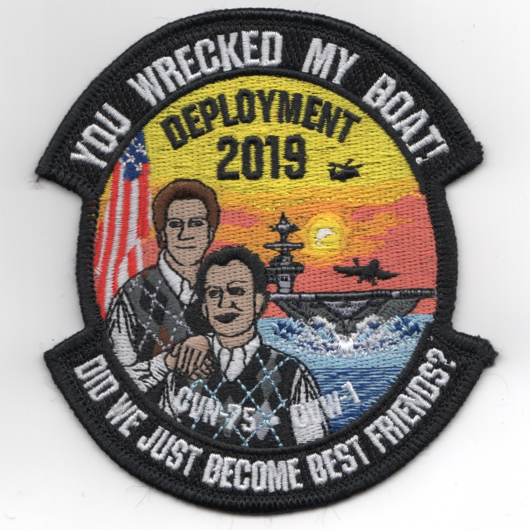 CVN-75/CVW-1 2019 'WRECKED' Patch