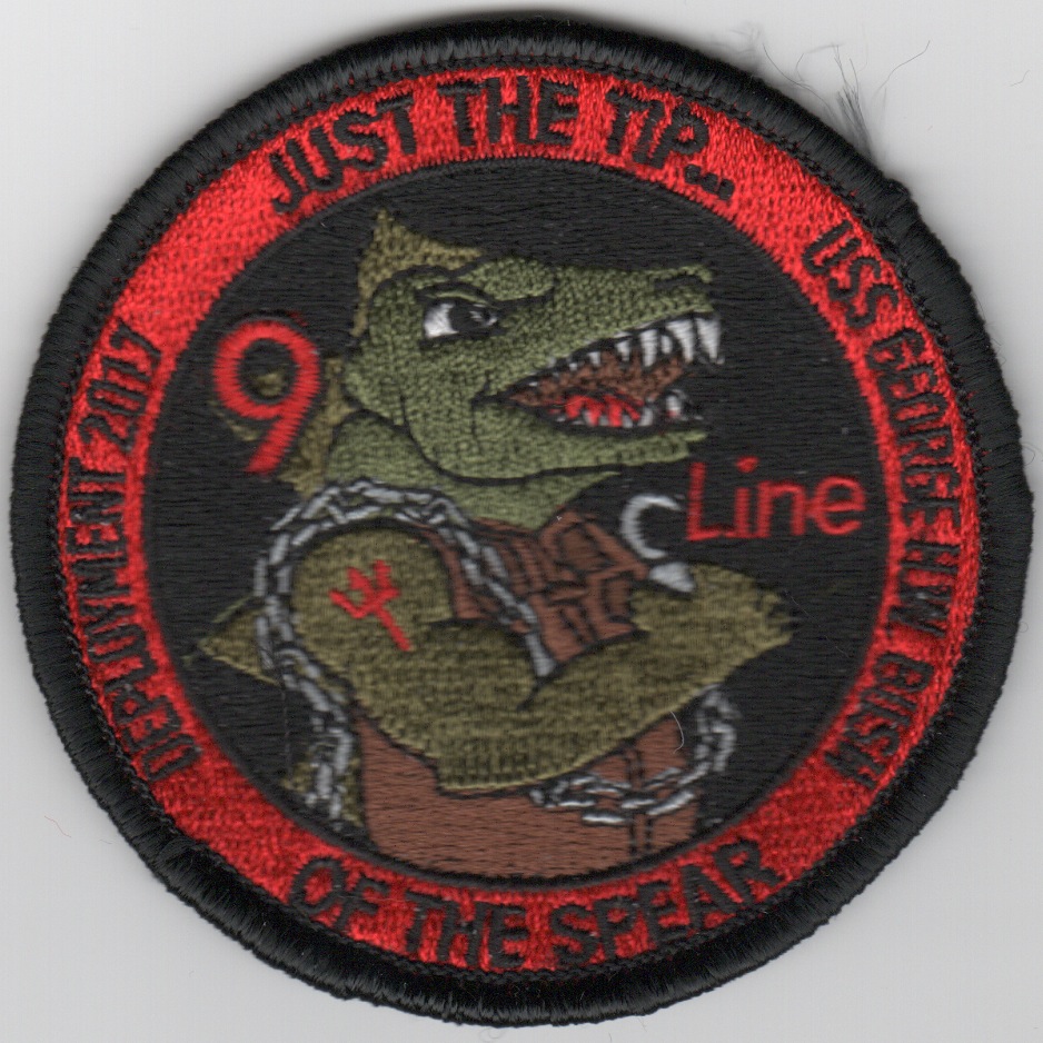 CVN-77 'Tip of the Spear' 2017 Cruise Patch
