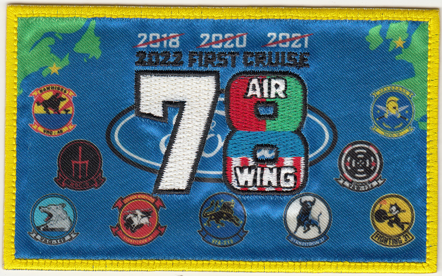 CVN-75/CVW-8 *FIRST CRUISE* (Rect)