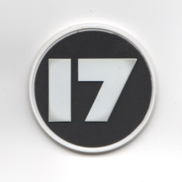 CVW-17 '17' Bullet (PVC/Blk-White)