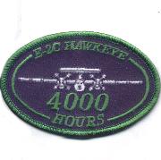 E-2C Hawkeye 4000 Hours Patch (Black)