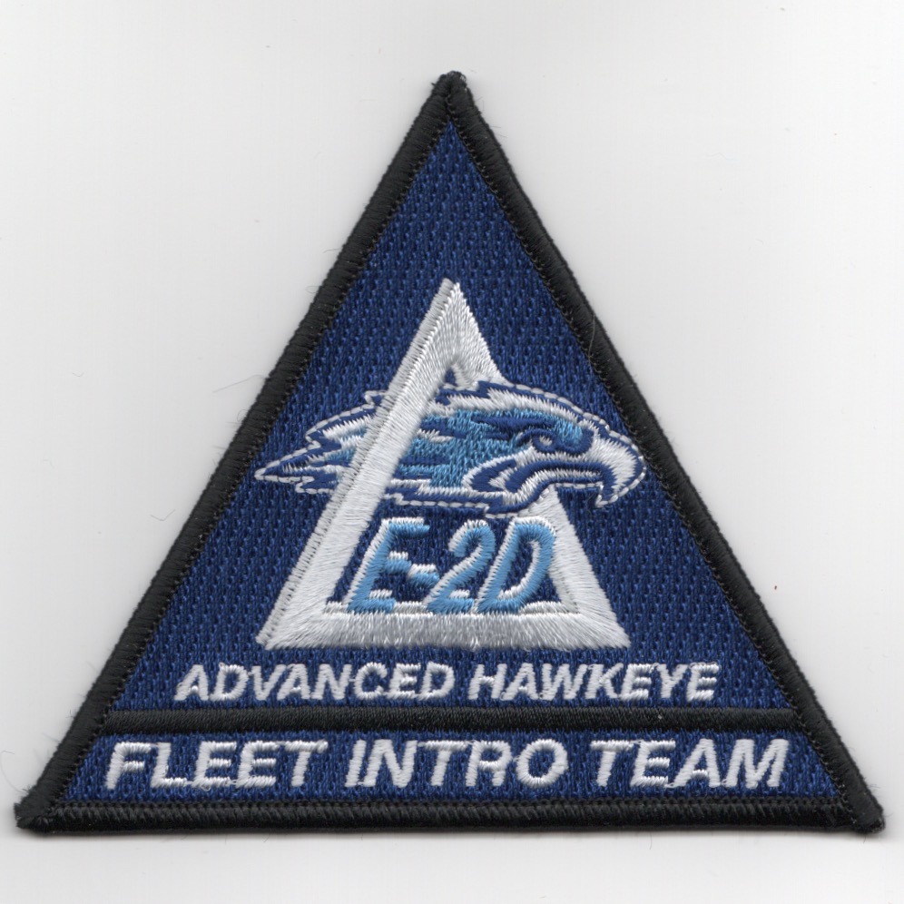 E-2D Fleet Intro Team Patch (Tri/Blue)