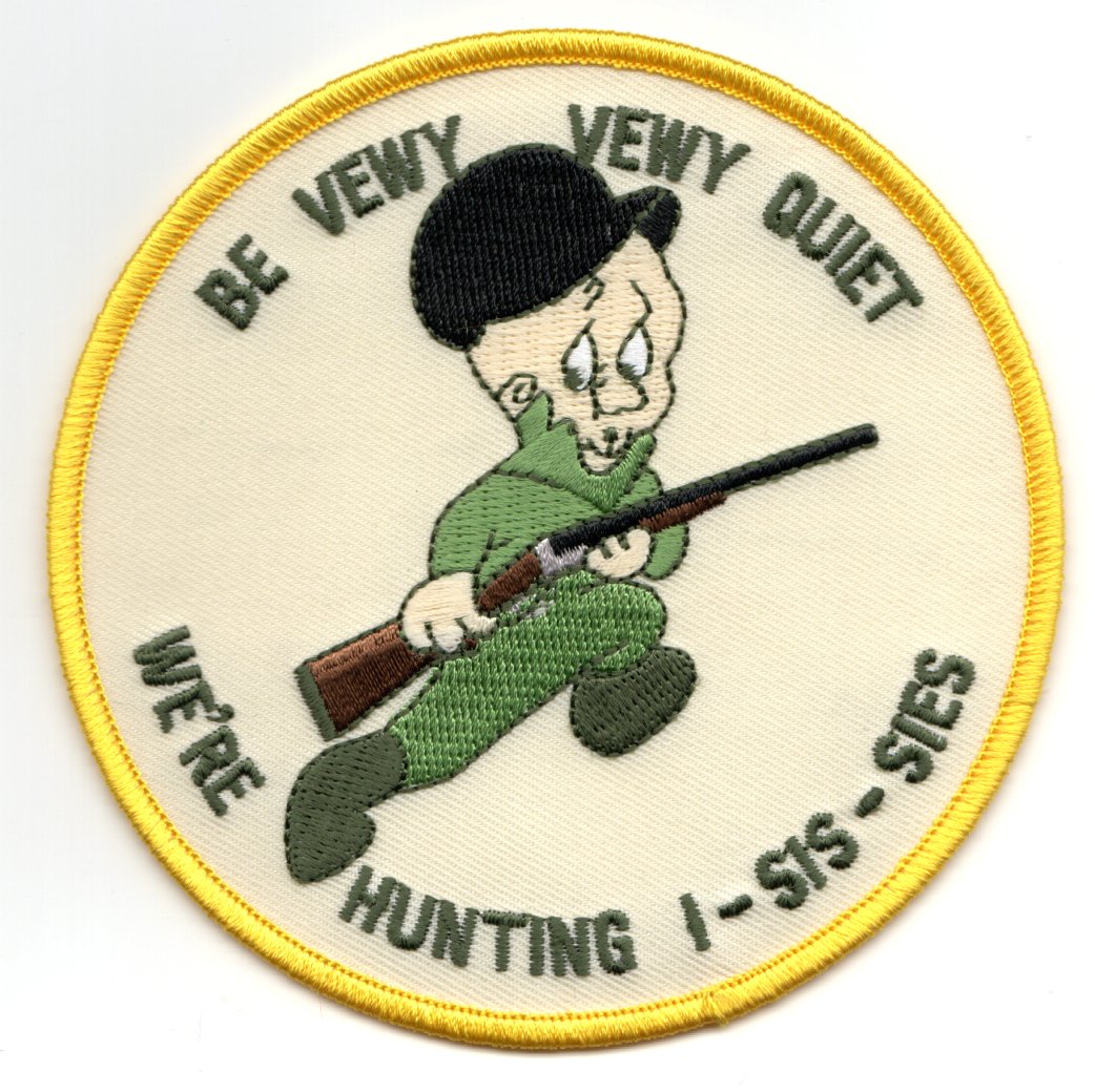 Elmer Fudd 'Hunting I-SIS-SIES' Patch