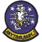 F-14 'Anytime, Baby' Felix Patch (Dk Blue)