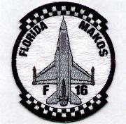 93FS 'FL Makos Patch (B&W Checkered)