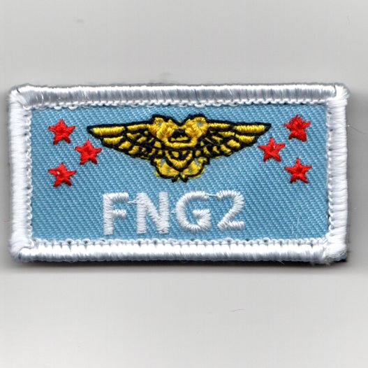 VAW-117 Miniature 'FNG2' NFO Nametag (Lt. Blue)