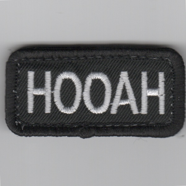Flight Suit Sleeve - HOOAH (Black)