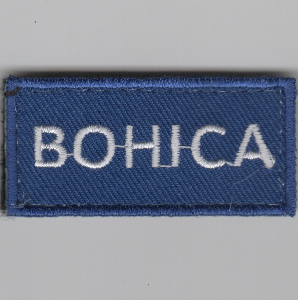 Flight Suit Sleeve - BOHICA (Blue)