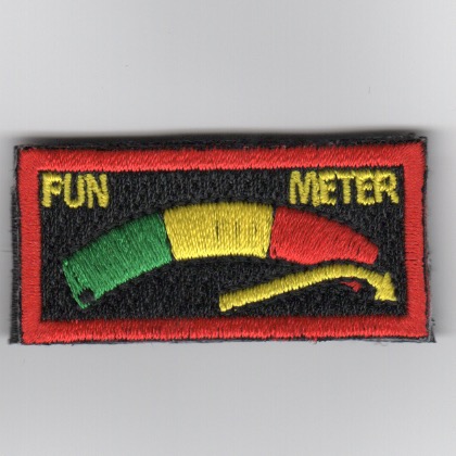 Flight Suit Sleeve - 124FS FUNMETER (Red/Black)