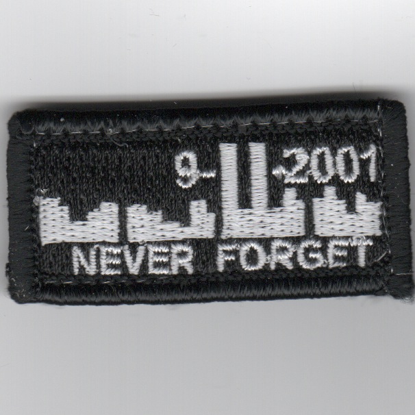 Flight Suit Sleeve - NEVER FORGET (Black)