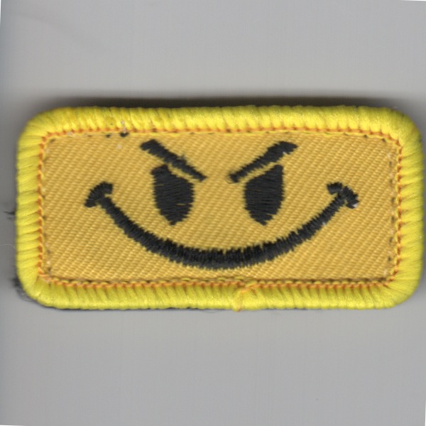 Flight Suit Sleeve - Evil Smiley (Yellow)