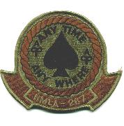 HMLA-267 Squadron Patch (Subd/Red)
