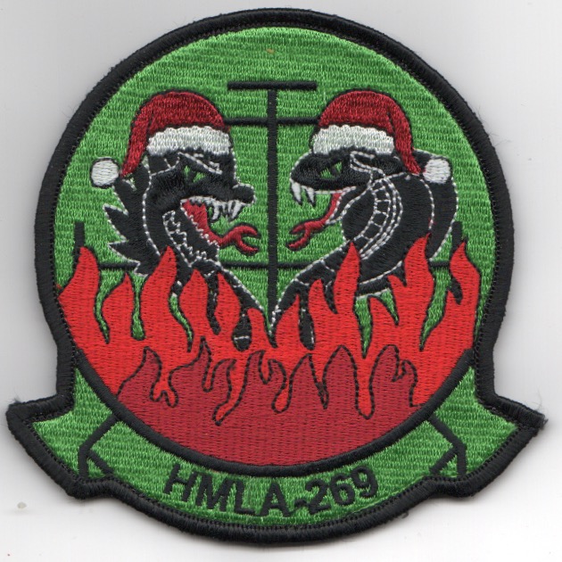 HMLA-269 'CHRISTMAS' Patch (Red/Green)