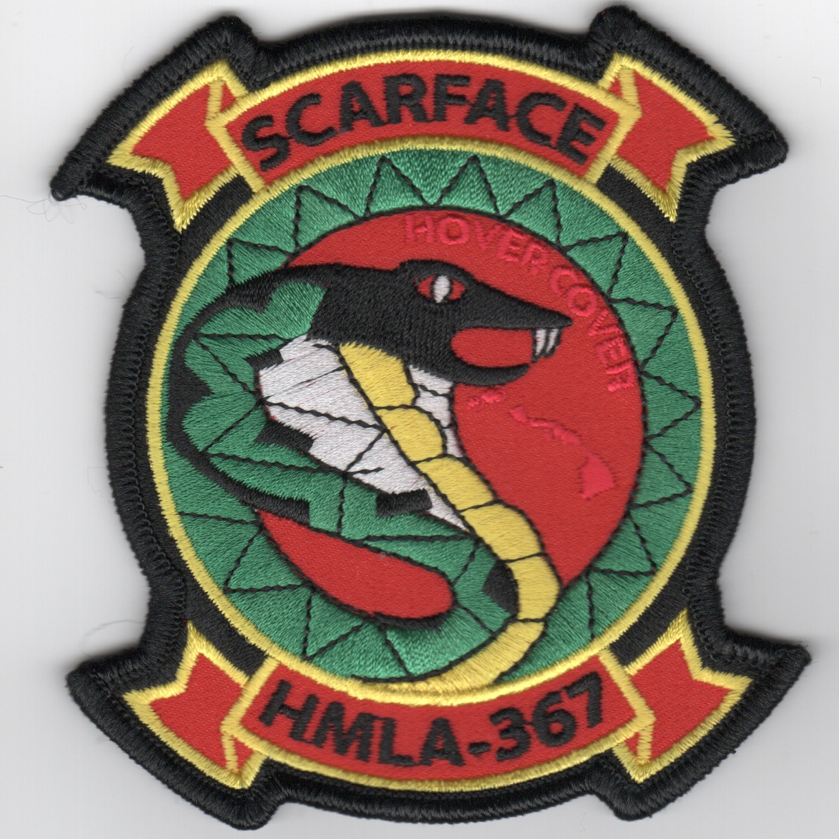 HMLA-367 Squadron Patch (Black Border)