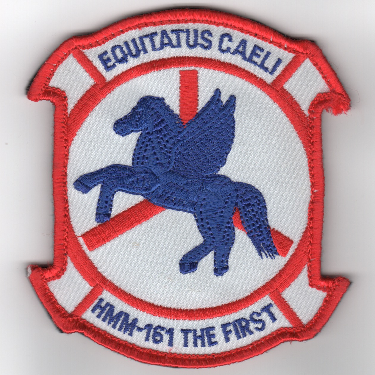 HMM-161 Squadron Patch (White)