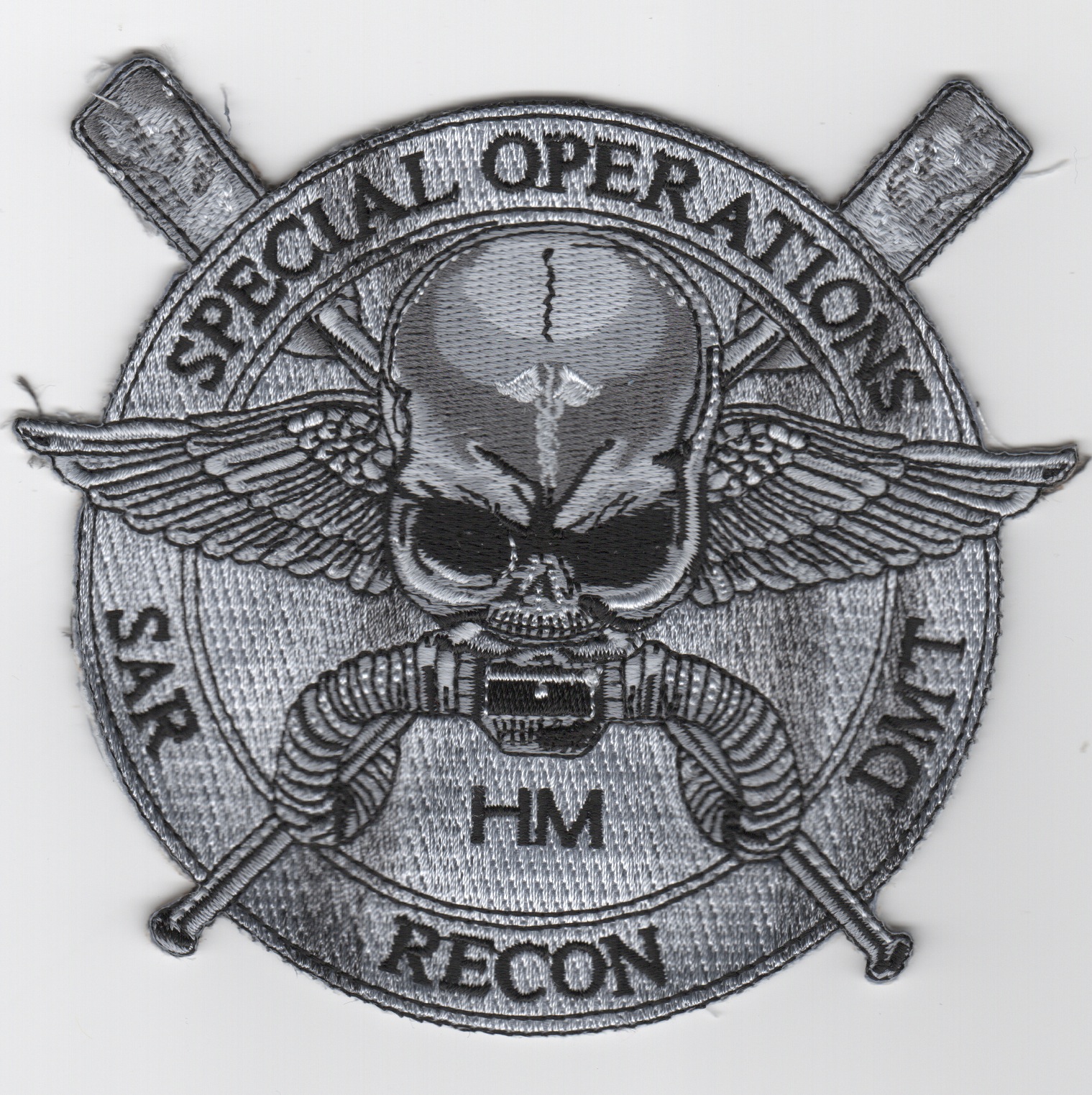 HM 'Special Ops' Patch (Gray/Lg)