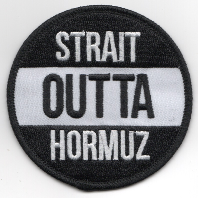 HSM-37 Det-6 'HORMUZ' Patch (B/W)