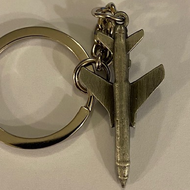 F-105 THUNDERCHIEF Keychain (Metal)