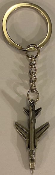 F-105 THUNDERCHIEF Keychain (Metal)