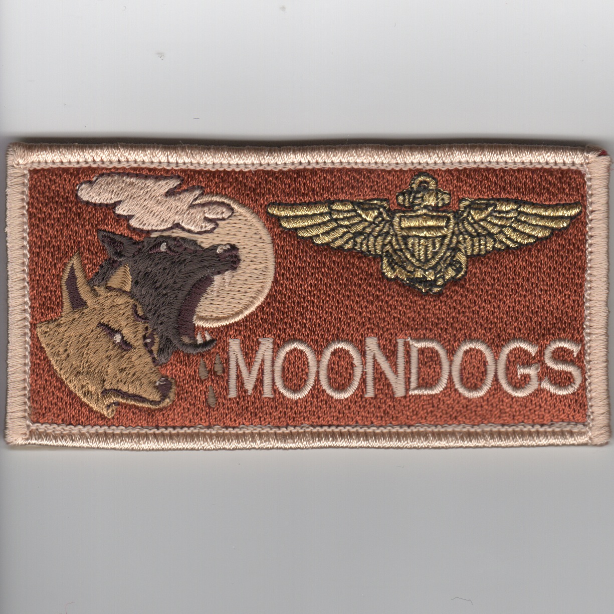 'MOONDOGS' Pilot Nametag ('LIGHT' Des)