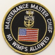 Navy Maintenance Master Chief Patch