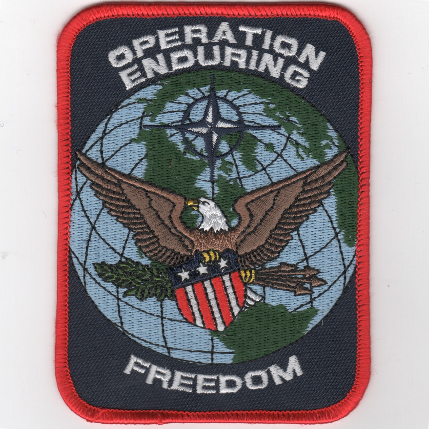Operation ENDURING FREEDOM (Rect/Black)