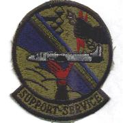 USAF Support Services Patch (Subdued)